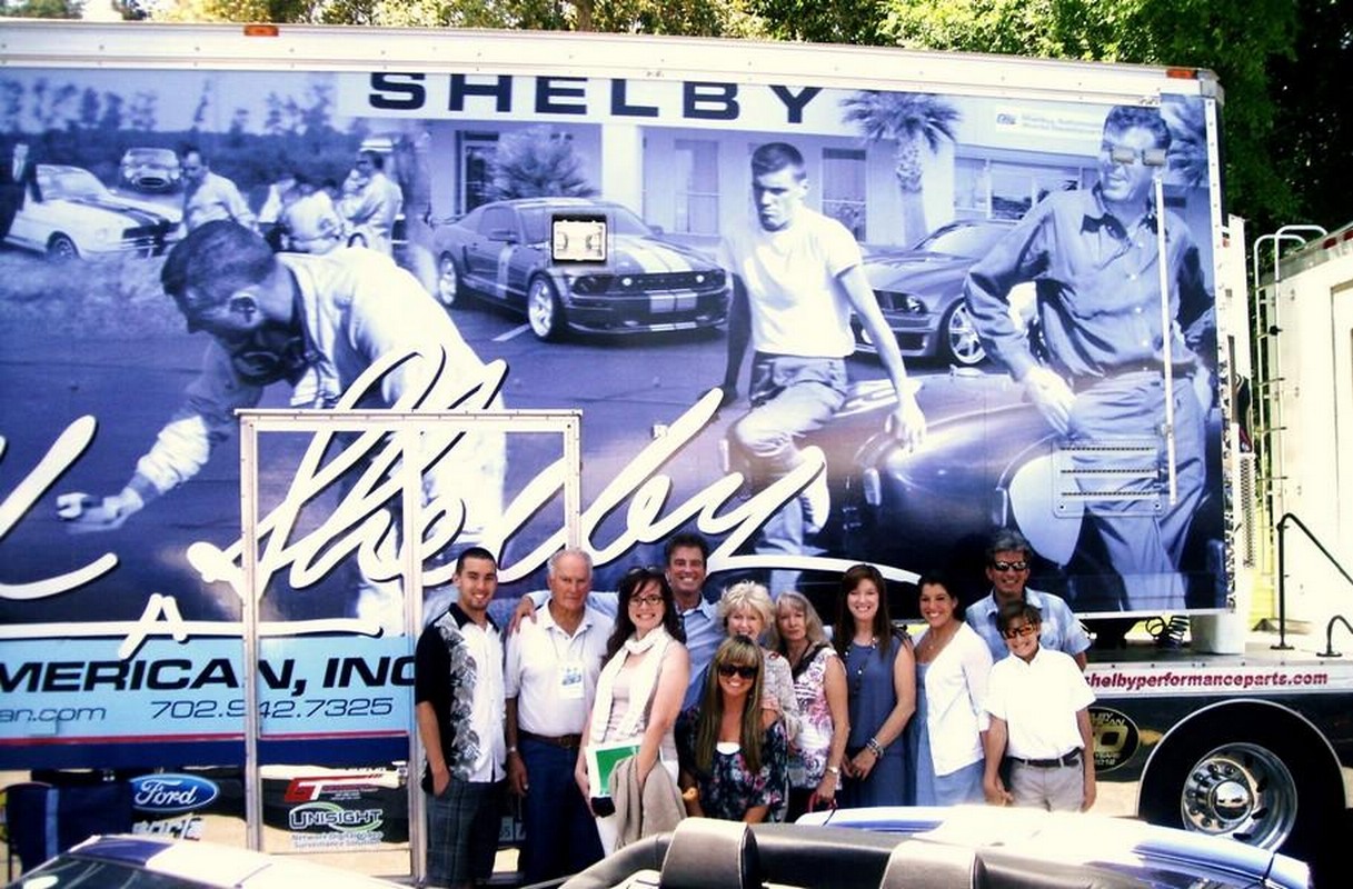 Dave MacDonald races the 289 Shelby Cobra to its first win Dodger Stadium